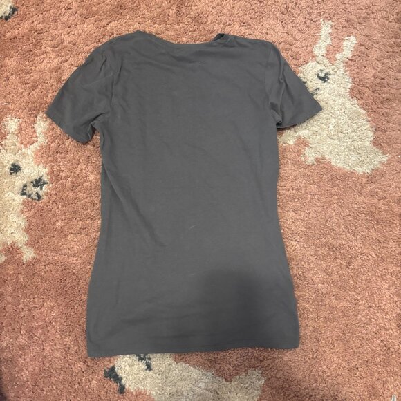 Gymshark Shirt Mens Small Muscle Fit Gray Logo Spell Out Athletic Gym Lifting - Picture 4 of 6